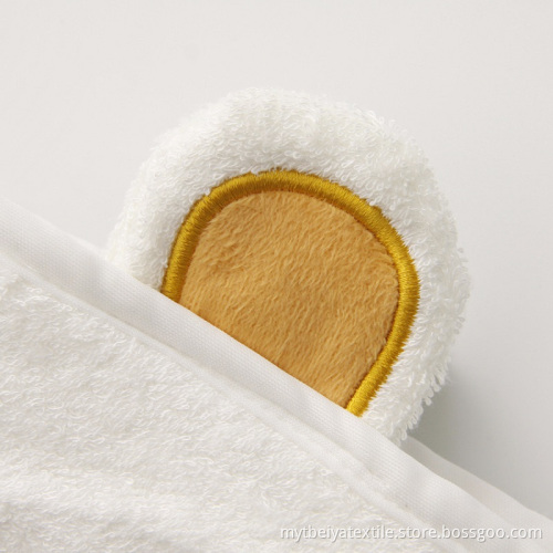 Good Quality Hooded Towel Bamboo Animal Shape Baby Hooded Towel